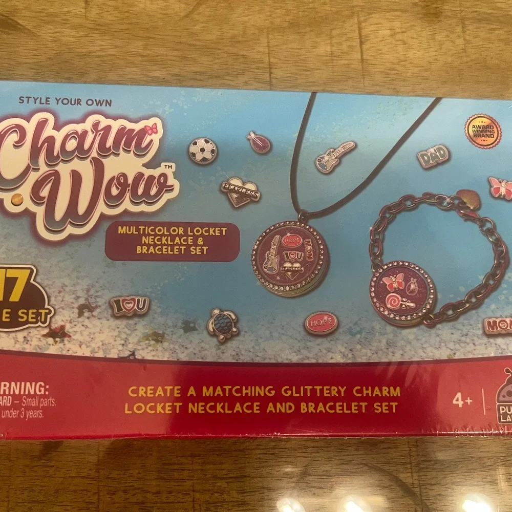 make your own jewelry charm bracelet and necklace set